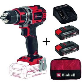 Einhell 2x4 Ah Starter Kit + Bez Çanta + TE-CD 18/50'li Bl Akülü Vidalama