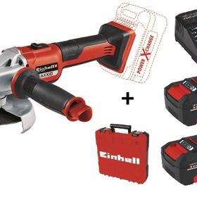 Einhell Axxıo 125 mm Taşlama Makinesi + 4.0 Ah Starter Kit + Çanta