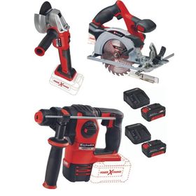 Einhell Axxio 18/115 Q Avuç Taşlama TE-CS 18/165-1 Daire Testere Herocco 18V Kırıcı 2x4 Ah Akülü Set
