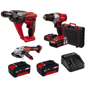 Einhell Kit11 18V Li-ion Akülü Sds Delici + Matkap + Taşlama Seti