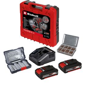 Einhell TC-CD 18/35 Li 2x2 Ah Akülü Vidalama Makinesi + 39 Parça Set