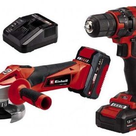 Einhell TC-TK 18 li Akülü Kit Şarjlı Matkap + Şarjlı Taşlama Seti