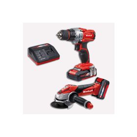 Einhell TC-TK 18 li Akülü Kit Şarjlı Matkap + Şarjlı Taşlama Seti