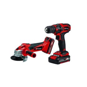 Einhell TC-TK 18 li Akülü Kit Şarjlı Matkap + Şarjlı Taşlama Seti