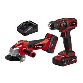 Einhell TC-TK 18 li Akülü Kit Şarjlı Matkap + Şarjlı Taşlama Seti