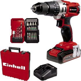 Einhell TE-CD 18/2 LI-İ 18 V 2.5 Ah Akülü Darbeli Matkap+22 Parça Vidalama Set