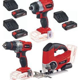 Einhell Te-Cd 18/2 Vidalama Matkap Te-Js 18 Li Dekupaj 2X2.5AH Akülü Set