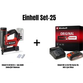 Einhell TE-CN 18 Li 2.5 Ah Akülü Zımba ve Çivi Makinesi