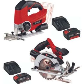 Einhell TE-JS 18 Dekupaj TE-CS 18/165/1 Daire Testere TE-CS 18/40 Vidalama 3X4.0AH Akülü Set