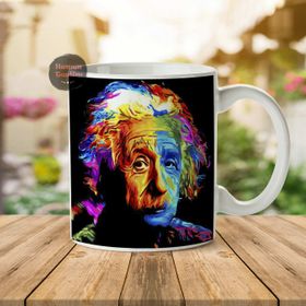 Einstein Albert Einstein Porselen Kupa Bardak
