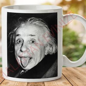 Einstein İki Tarafı Baskılı Kupa