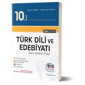 Eis Yayınları 10. Sınıf DAF Türk Dili Ve Edebiyatı Ders Anlatım Föyleri