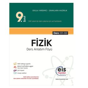 Eis Yayınları 9. Sınıf DAF Fizik Ders Anlatım Föyleri
