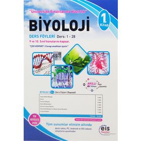 Eis Yayınları Biyoloji 1. Kitap Ders Anlatım Föyleri Konu Özetli Soru Bankası