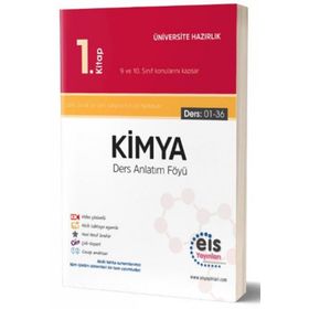Eis Yayınları YKS Kimya Ders Anlatım Föyleri 1. Kitap DAF