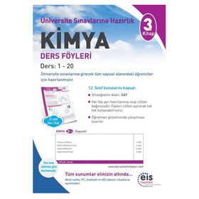 Eis Yayınları YKS Kimya Ders Anlatım Föyleri 3. Kitap DAF