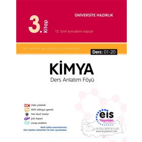 Eis Yayınları YKS Kimya Ders Anlatım Föyleri 3. Kitap DAF