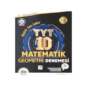 Eis Yayınları - YKS TYT 10'lu Matematik Geometri Branş Denemeleri