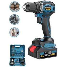Eisenn Revolution 013 Blue Yeni Nesil Kömürsüz Motor 21 V 4 Amp Vidalama Matkap+Usta Set