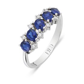 Ejed Diamond PIR1556 0.08 Karat Pırlantalı Damla Safir Kadın Yüzük