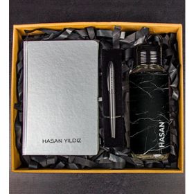 Ejoya 108334 Babalara Özel Defter İmza Kalemi Matara Hediye Kutusu