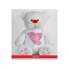 Ejoya 81874 Kişiye Özel Seni Çok Seviyorum Temalı 50 cm Peluş Ayıcık