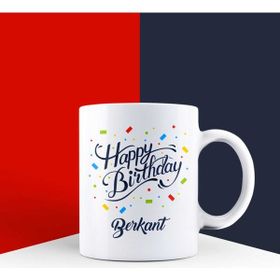 Ejoya 85730 Kişiye Özel Happy Birthday Kupa Bardak