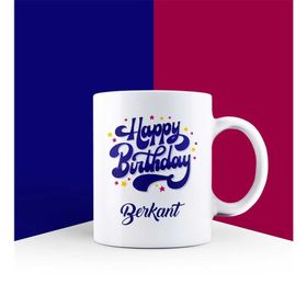 Ejoya 85734 Kişiye Özel Happy Birthday Kupa Bardak