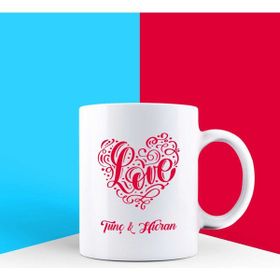 Ejoya 85836 Kişiye Özel Love Kupa Bardak
