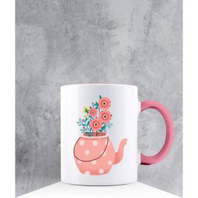 Ejoya 87541 Özel Tasarım Pembe Kupa Bardak