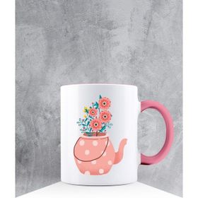 Ejoya 87541 Özel Tasarım Pembe Kupa Bardak
