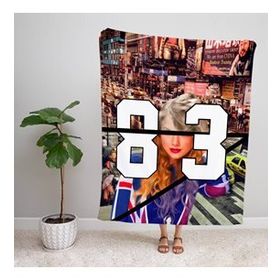 Ejoya 90545 Modern Desenli Polar TV Battaniyesi
