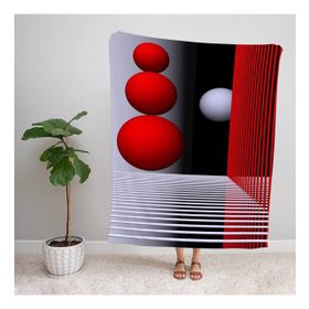 Ejoya 90624 Modern Desenli Polar TV Battaniyesi