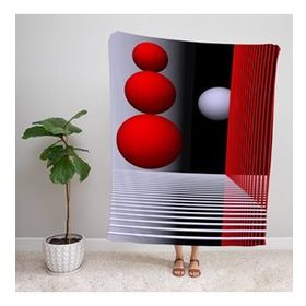 Ejoya 90624 Modern Desenli Polar TV Battaniyesi