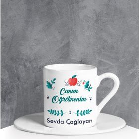 Ejoya 90662 Kişiye Özel Canım Öğretmenim Türk Kahvesi Fincanı