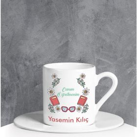 Ejoya 90668 Kişiye Özel Canım Öğretmenim Türk Kahvesi Fincanı