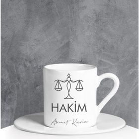 Ejoya 90697 Kişiye Özel Hakim Türk Kahvesi Fincanı