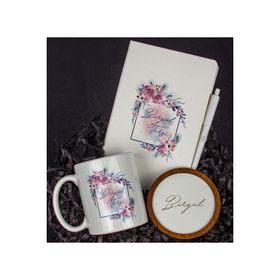 Ejoya EJ6411 Kişiye Özel Defter Kalem Kupa ve Bardak Altlığı