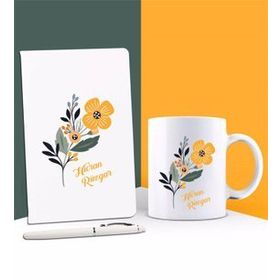 Ejoya Kişiye Özel Isimli Defter Kupa ve Kalem Set 85970