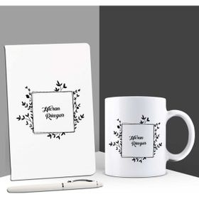 Ejoya Kişiye Özel Isimli Defter Kupa ve Kalem Set 85980