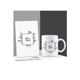 Ejoya Kişiye Özel Isimli Defter Kupa ve Kalem Set 85980