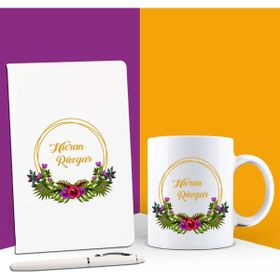 Ejoya Kişiye Özel Isimli Defter Kupa ve Kalem Set 85981