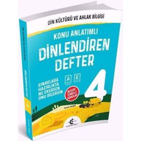 Eker Test 4.Sinif Din Kültürü Ve Ahlak Bilgisi DINlendiren Defter - İzzet Eker