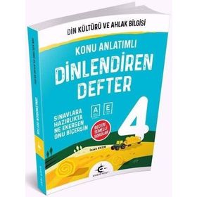 Eker Test 4.Sinif Din Kültürü Ve Ahlak Bilgisi DINlendiren Defter - İzzet Eker