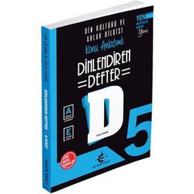 Eker Test Yayınları 5. Sınıf Din Kültürü ve Ahlak Bilgisi Dinlendiren Defter