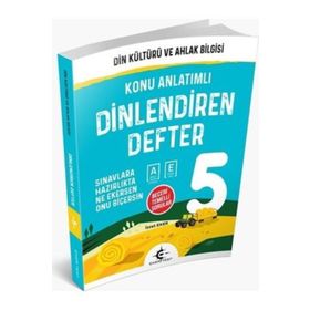 Eker Test Yayınları 5. Sınıf Din Kültürü ve Ahlak Bilgisi Dinlendiren Defter