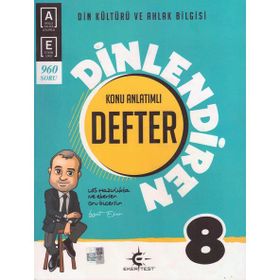 Eker Test Yayınları 8. Sınıf Din Kültürü ve Ahlak Bilgisi Dinlendiren Konu Anlatımlı Defter