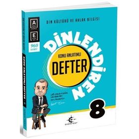 Eker Test Yayınları 8. Sınıf Din Kültürü ve Ahlak Bilgisi Dinlendiren Konu Anlatımlı Defter