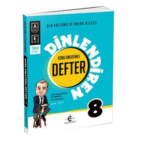Eker Test Yayınları 8. Sınıf Din Kültürü ve Ahlak Bilgisi Dinlendiren Konu Anlatımlı Defter