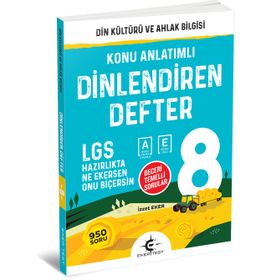Eker Test Yayınları 8. Sınıf Dinlediren Defter